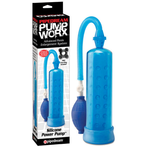 Pump Worx Silicone Power Pump Penis Pump - 7.5" Insertable > Pumps > Penis Pumps