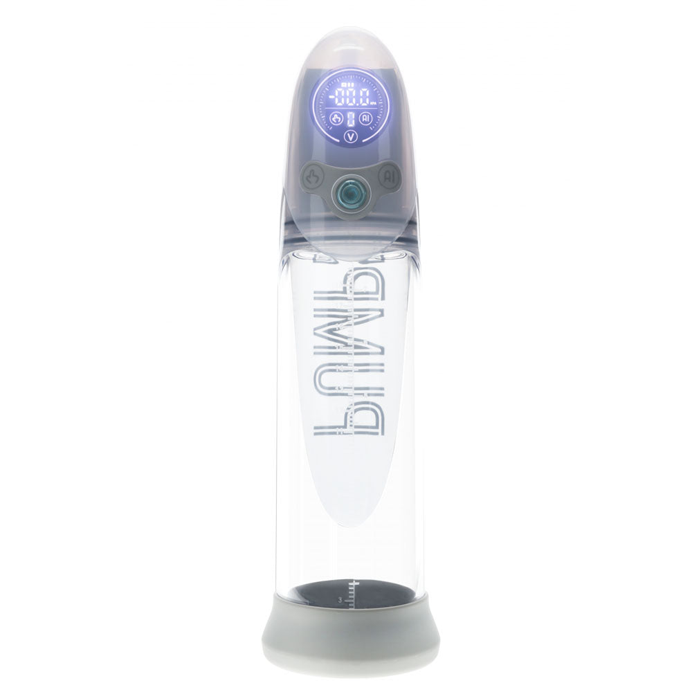 Pumped Aqua Pro Auto USB Rechargeable Penis Pump Grey Clear PUMPS Male Electric
