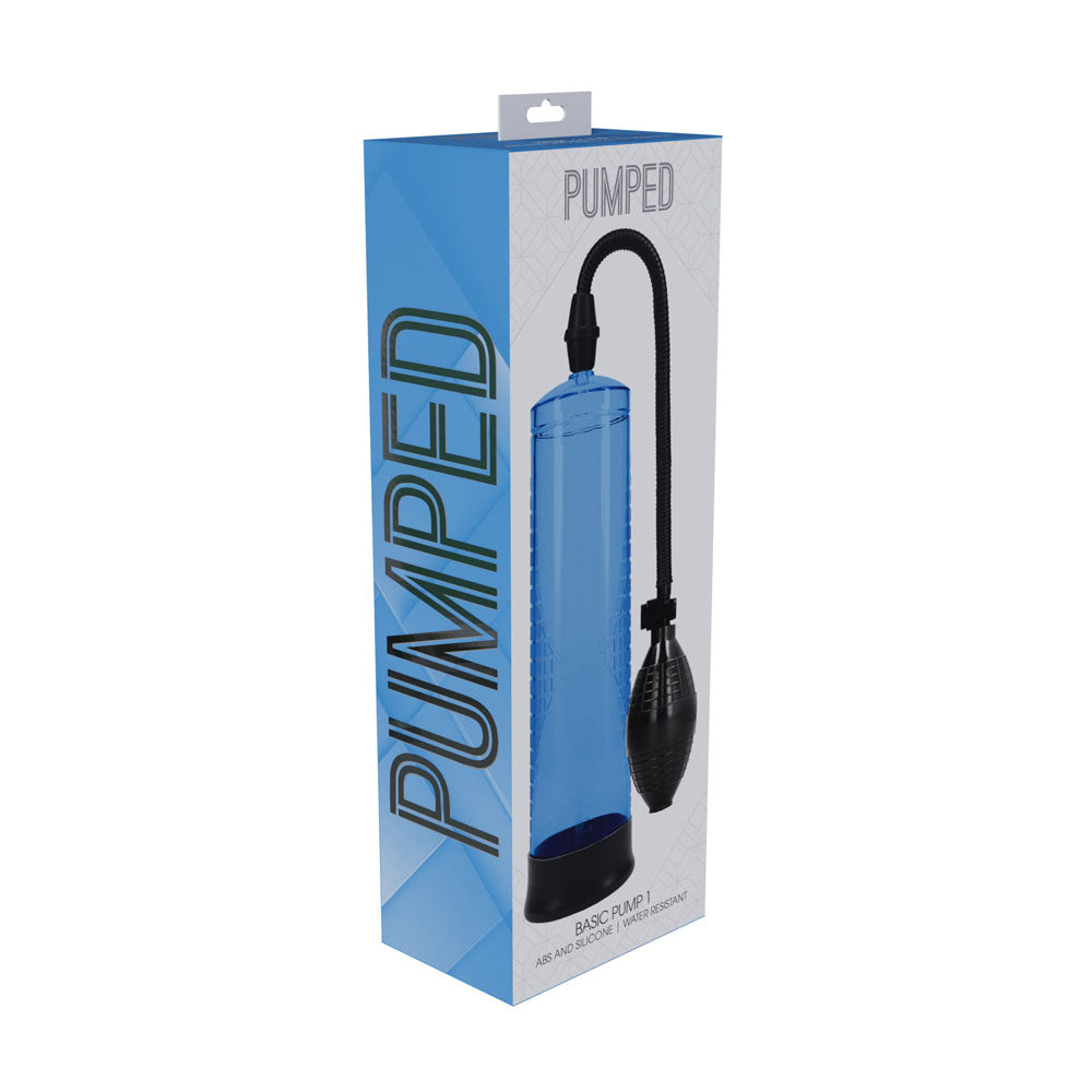 Pumped Basic Pump 1 Penis Pump - Blue