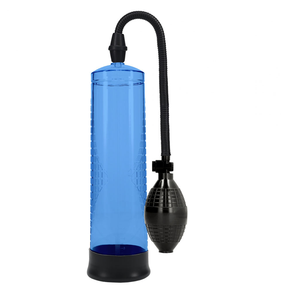 Pumped Basic Pump 1 Blue Penis Pump - 20cm x 6cm Secondary image