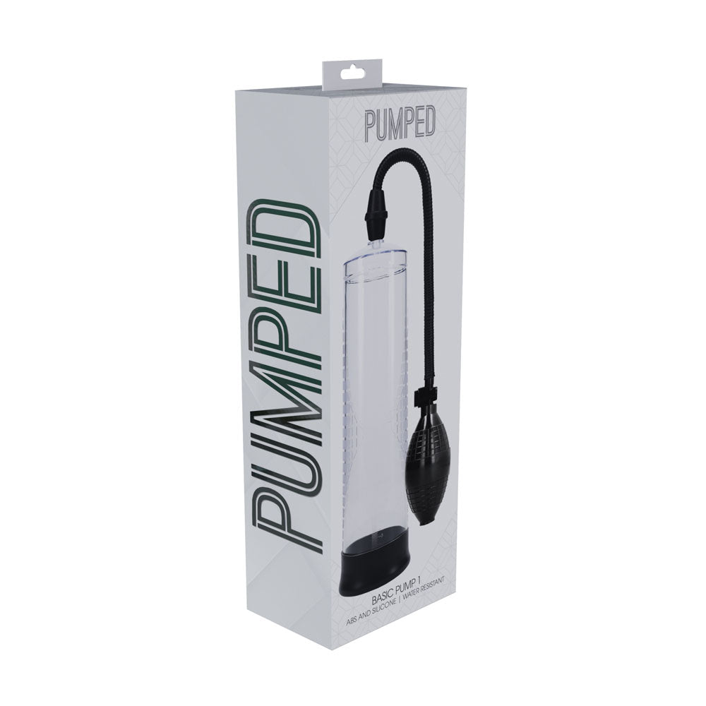 Pumped Basic Pump 1 Penis Pump - Clear