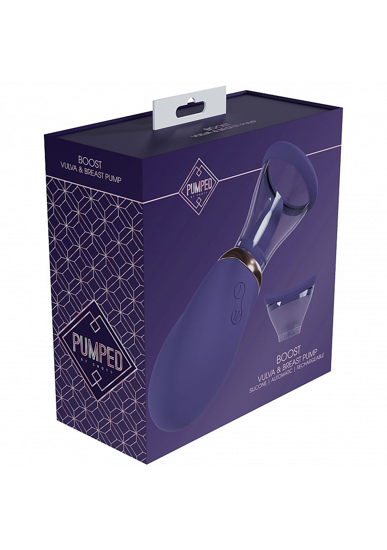 Pumped Boost Automatic 13-Speed Silicone Rechargeable Intimate Pump Pumps Female