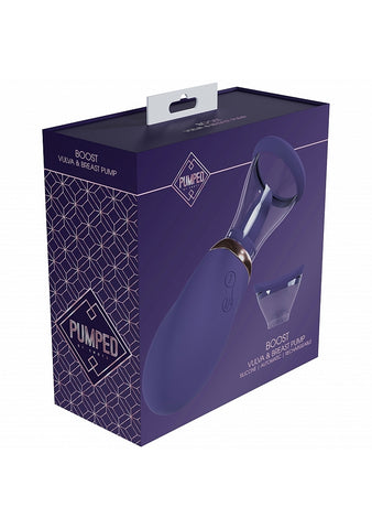 Pumped Boost Automatic 13-Speed Silicone Rechargeable Intimate Pump Pumps Female
