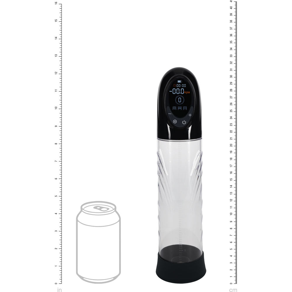 Pumped Cyberpulse Automatic Penis Pump Clear - 21cm insertable > Pumps > Penis Pumps Electric