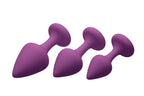 Purple Pleasures 3 Piece Silicone Anal Plugs Set > Anal Range > Butt Plug Kits