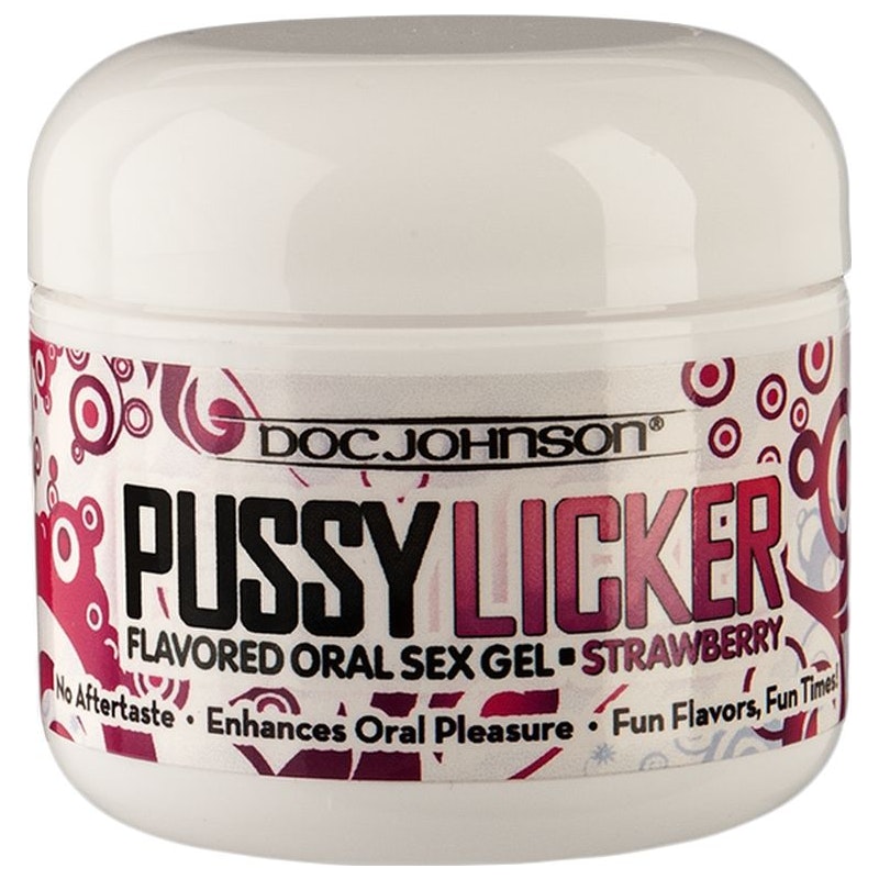 Doc Johnson Pussy Licker Strawberry Gel – Flavored Enhancer Gel > Lube > Oral Gels & Sprays Main image