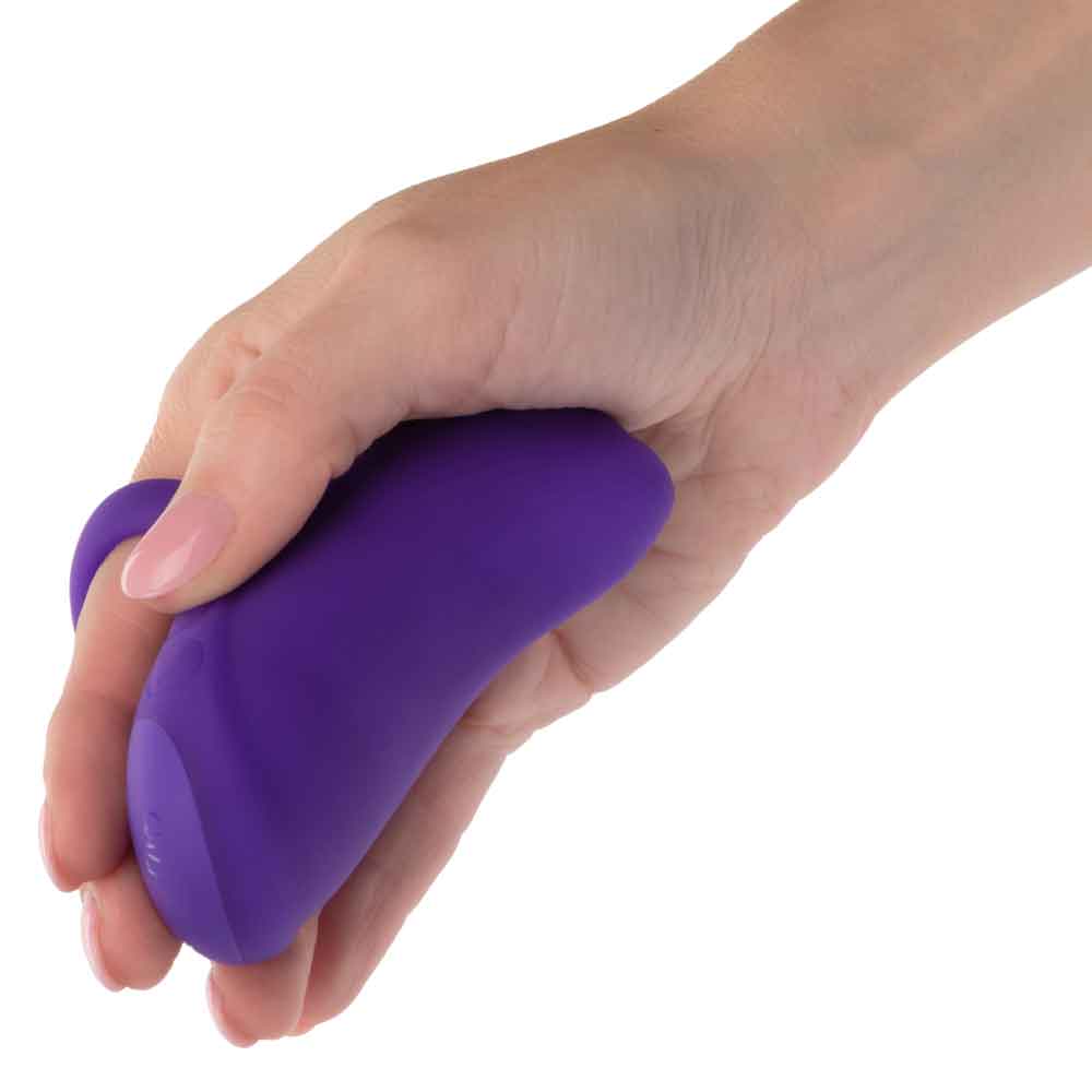 Envy™ Handheld Rolling Ball Massager Purple Silicone Waterproof with 3 Speeds and 7 Functions, USB Rechargeable, 60 to 100 Minutes Runtime Finger Stimulator
