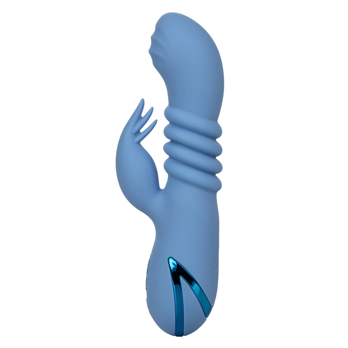 California Dreaming Santa Cruz 4.25 Inch Blue Coaster Massager | Waterproof > Vibrators > Ladies > Rabbit