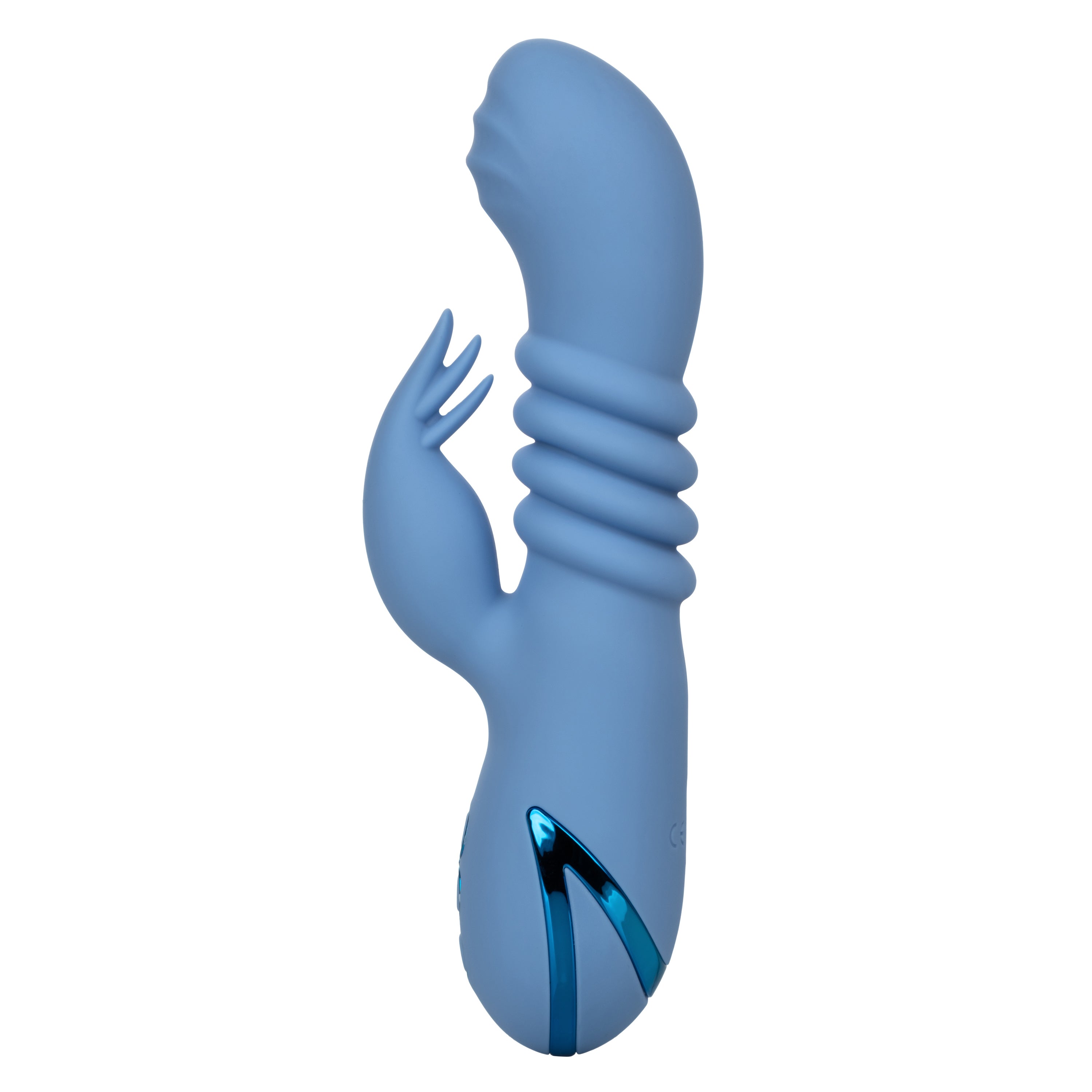 California Dreaming Santa Cruz Blue Coaster Massager with Triple Flickering Teaser and Waterproof Design > Vibrators > Ladies > Rabbit