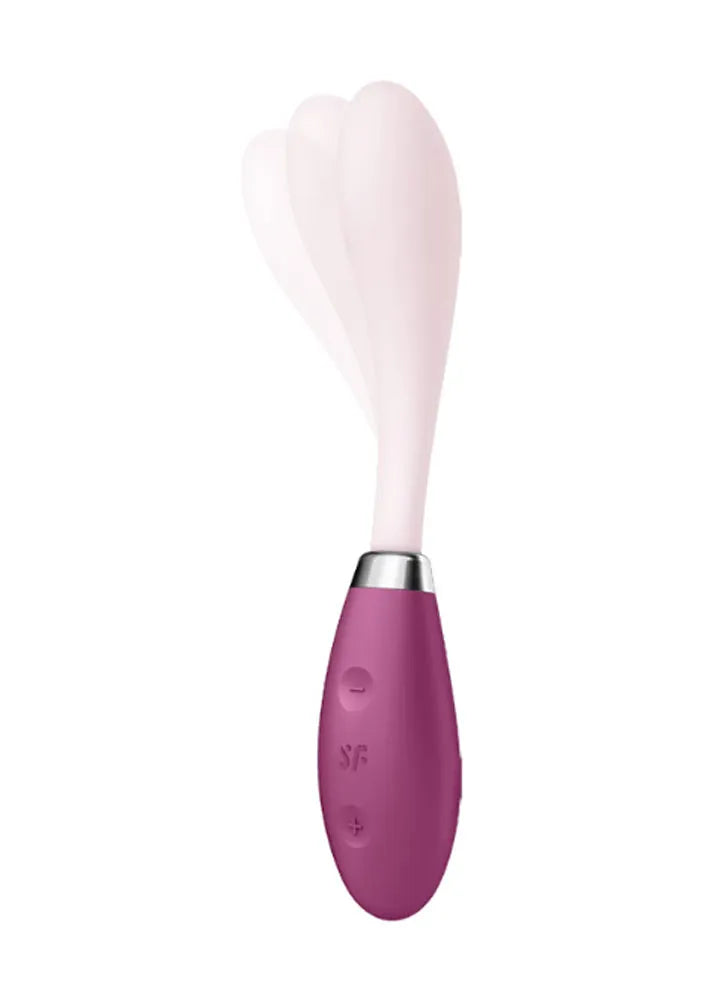 Satisfyer G-Spot Flex 3 Red Flexible Silicone Vibrator with 12 Vibration Modes and Dual Motors > Sex Toys For Ladies > G-Spot Vibrators