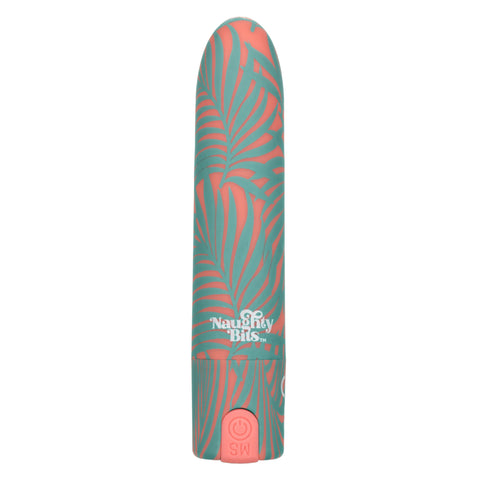 Naughty Bits You Do You Mini Massager 3-Inch Silicone Bullet with Floral Pattern and 10 Vibration Functions > Vibrators > Mini Vibrators