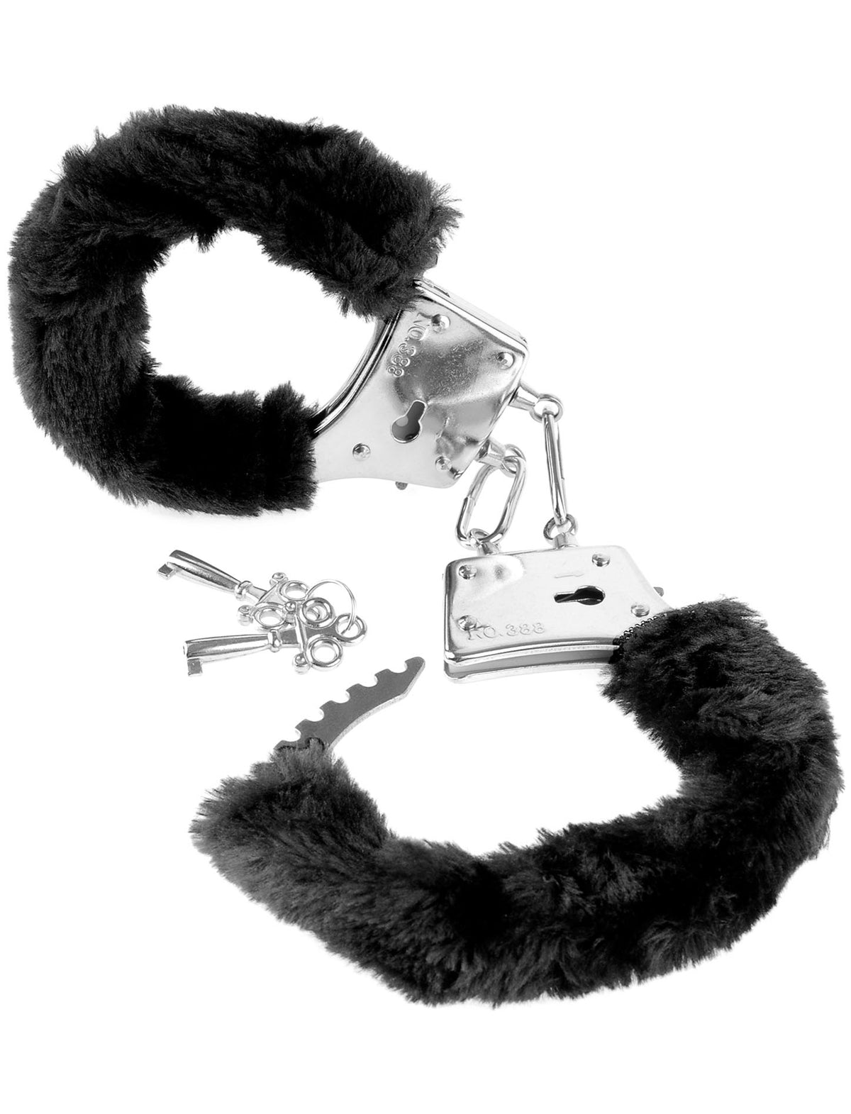 Fetish Fantasy Series Beginner Furry Cuffs with Velvety-Soft Faux Fur Lining Bondage Restraints > Bondage Gear > Restraints