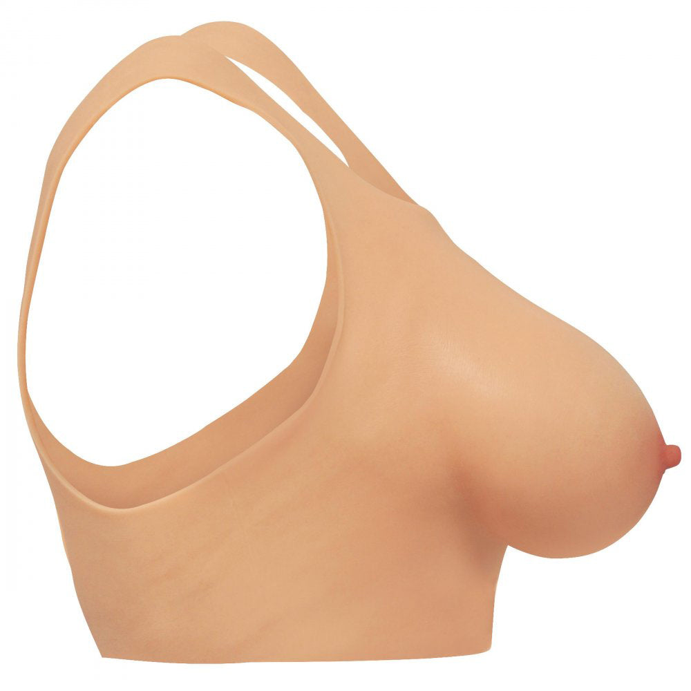Perky Pair D Cup Silicone Breasts Natural Color Secondary image