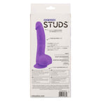 Neon Silicone Studs 6 Inch 15.25 cm Purple Silicone Dildo with Suction Cup Base > Dildos > Realistic Dildos