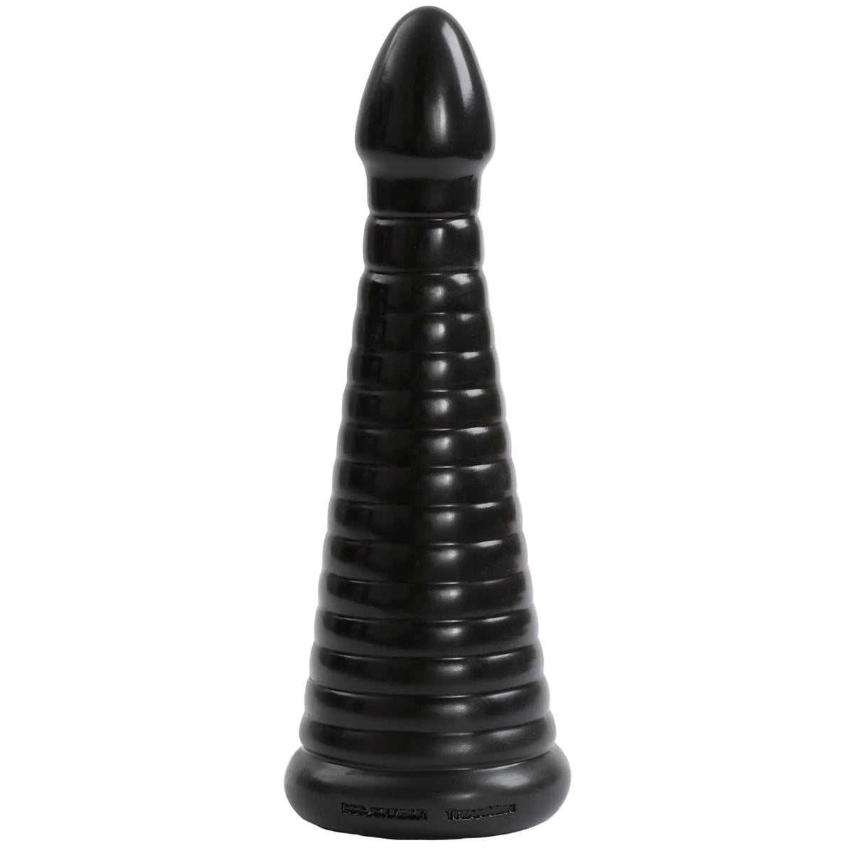TitanMen Intimidator Black 11 Inch Ribbed Shaft Anal Toy > Anal Range > Oversized Anal Toys