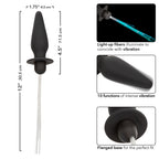 Southern Lights™ Vibrating Light Up Butt Plug Black Silicone > Anal Range > Vibrating Butt Plugs