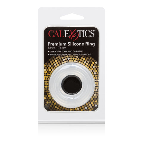 Premium Silicone Ring Large Clear 1.7 Inch Stretchy Support Enhancer COCK RINGS