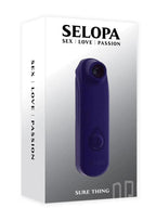 Selopa Sure Thing Vibrating and Sucking Adult Stimulator Device Purple > Sex Toys For Ladies > Air Pulsation