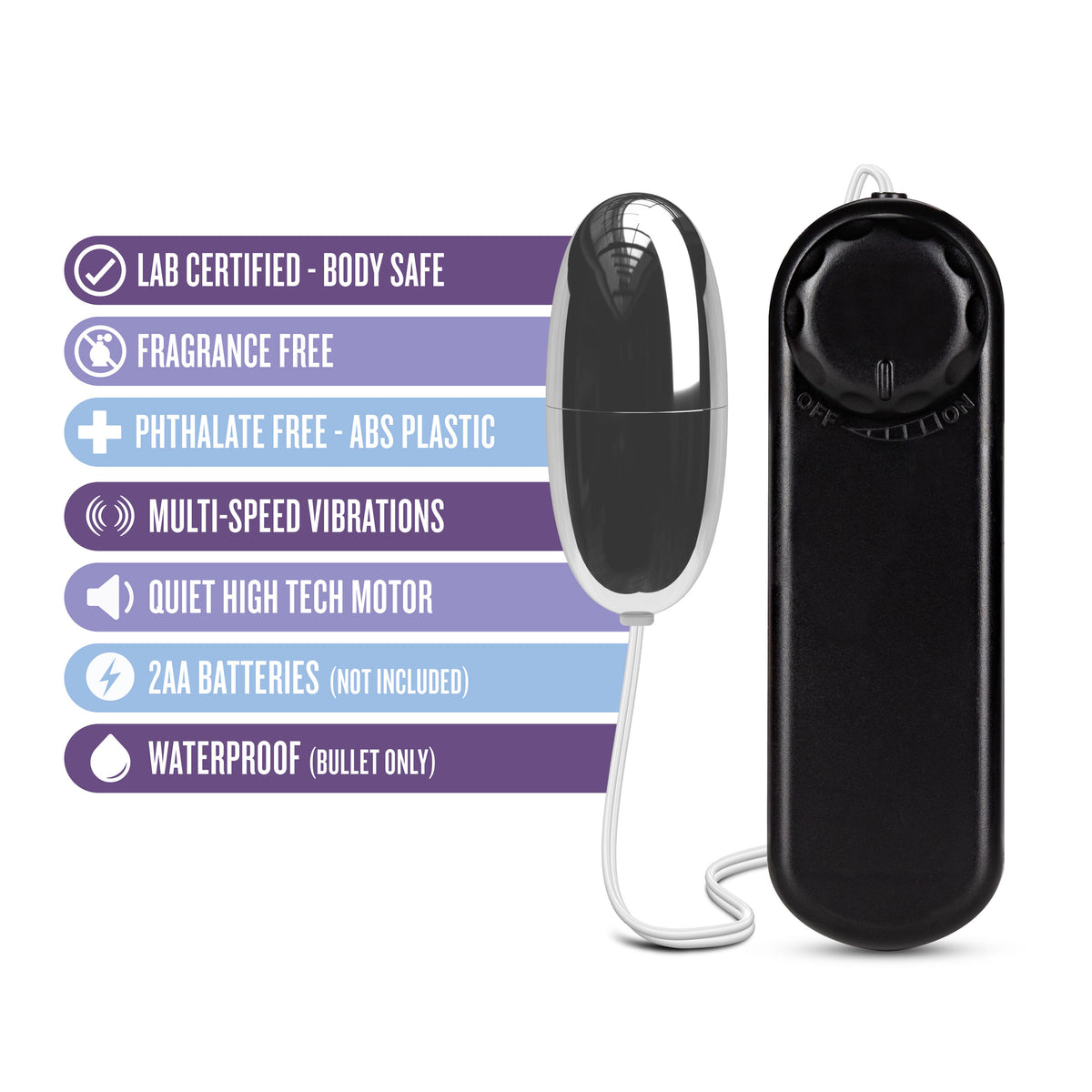 B Yours Power Bullet Silver - Multi-Speed Waterproof Vibrating Bullet > Vibrators > Mini Vibrators