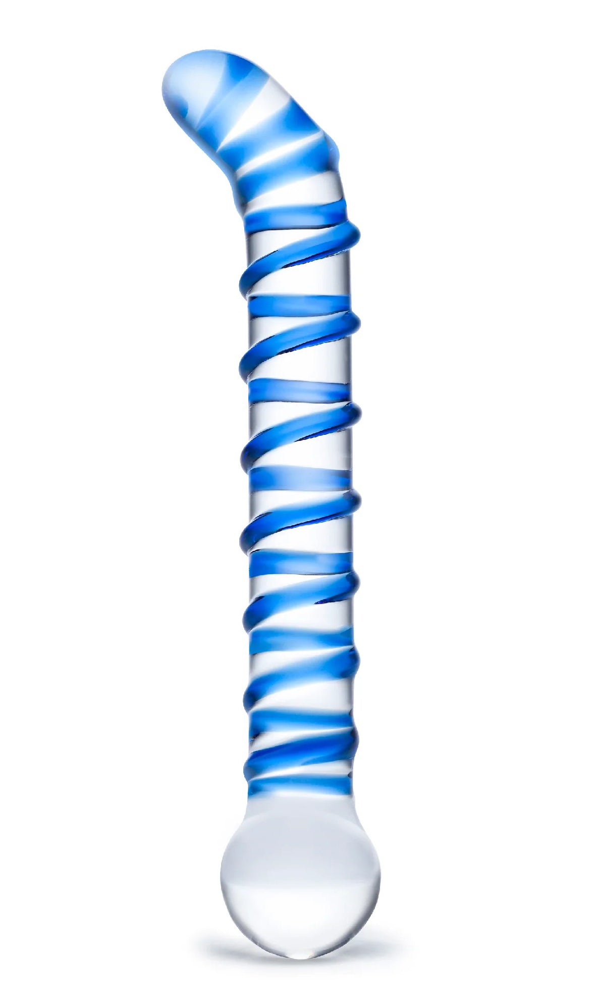 Mr Swirly 6.5 Inch Glass G-Spot Dildo for Intimate Pleasure > Glass > Dildos