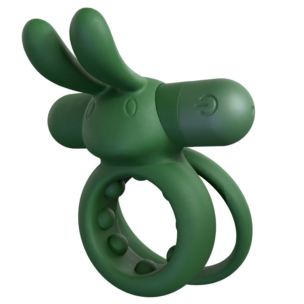 Ohare (Black | Blue | Green) – Rechargeable Silicone Rabbit Vibrating Cock Ring > Cock Ring > Vibrating