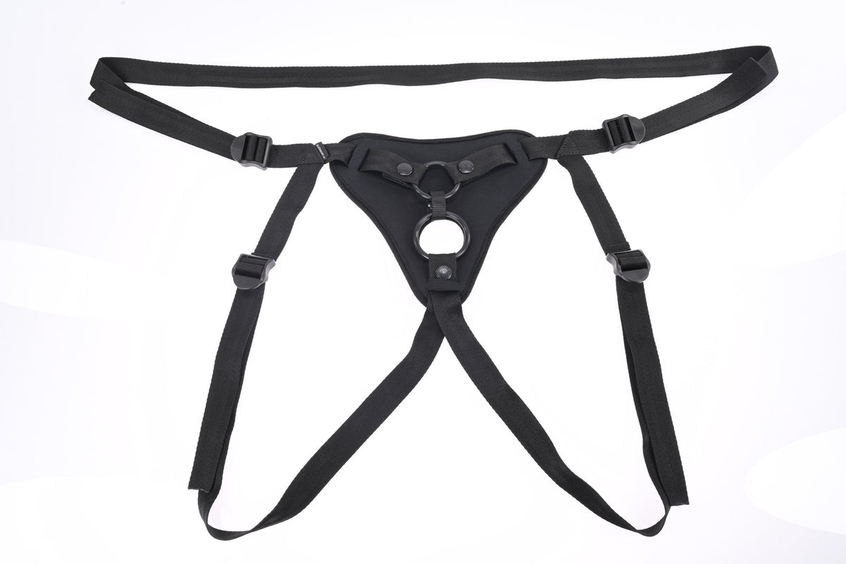 SPORTSHEETS Dual Desires Strap On 4 Way Adjustable Harness > Dildos > Strap On Harnesses