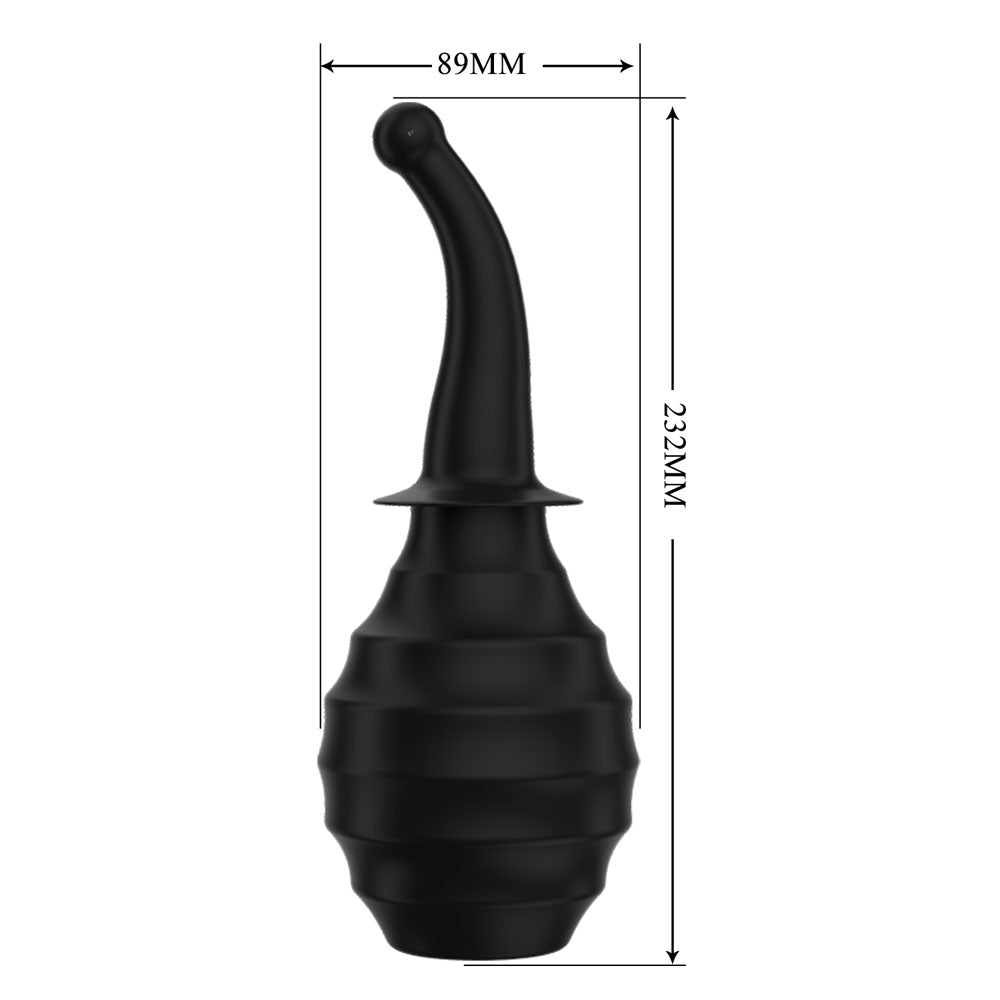 Anal Douche Black Large Capacity – Ergonomic Flexible Nozzle Anal Douche > Essentials > Douches