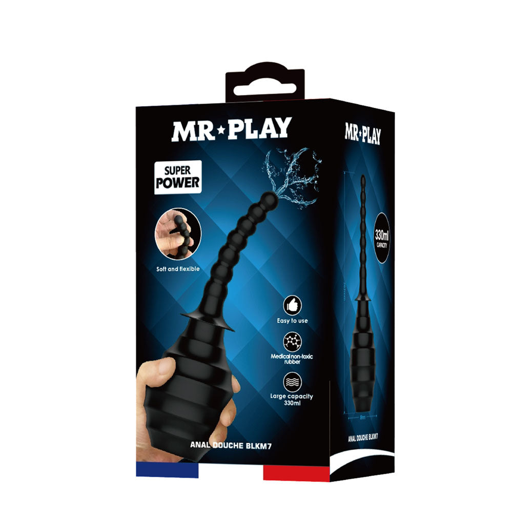 Mr Play Anal Shower Handheld Bidet Sprayer Compact Black Douches