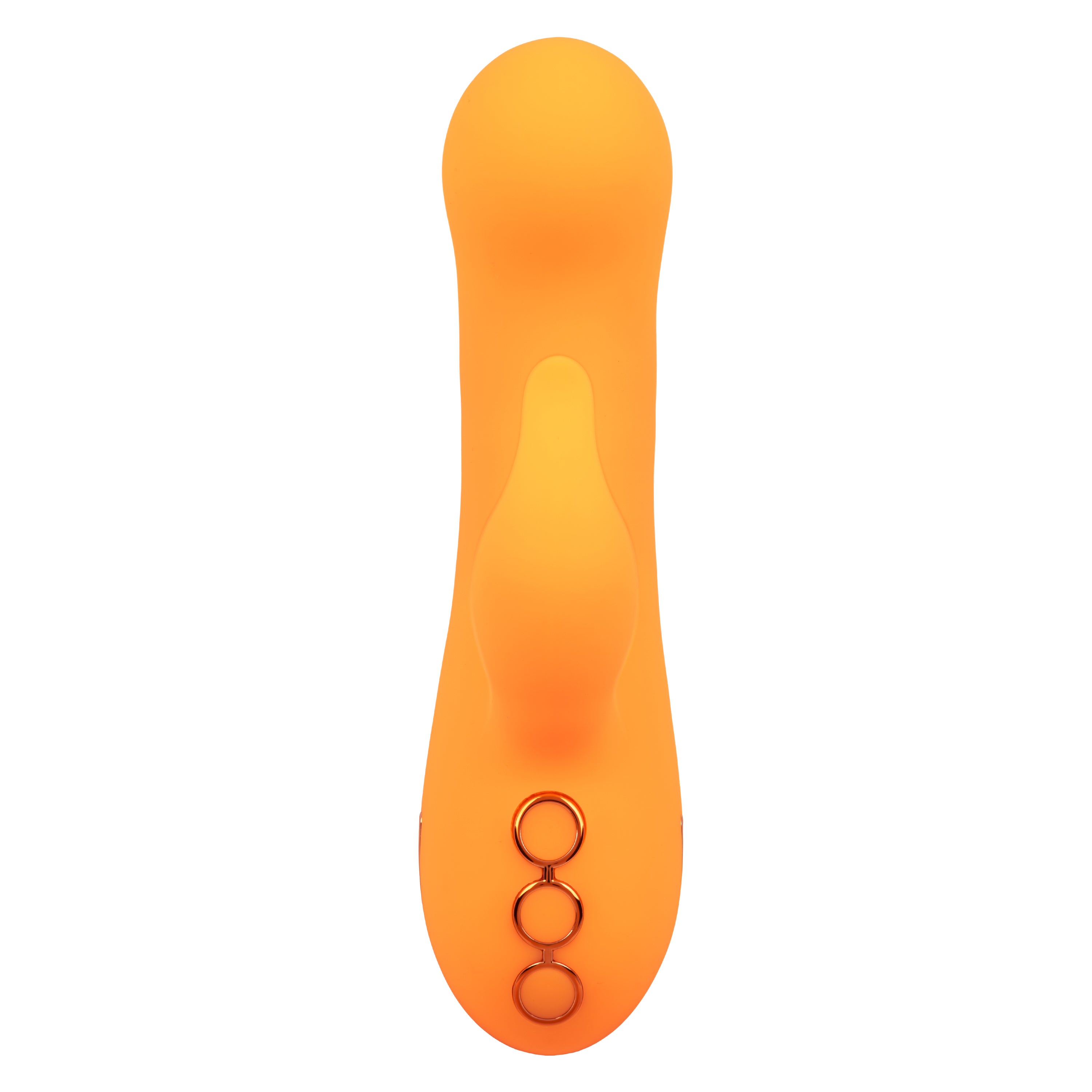California Dreaming Montecito Muse Orange Silicone G-Spot Stimulator with 10 Vibration Functions and 3 Inflation Settings Secondary image
