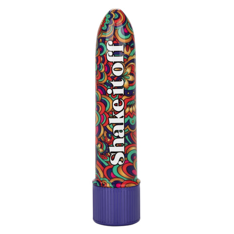 Naughty Bits Shake It Off Powerful Mini Vibrator 4.25 Inch Waterproof Colorful Design > Vibrators > Standard Vibrators