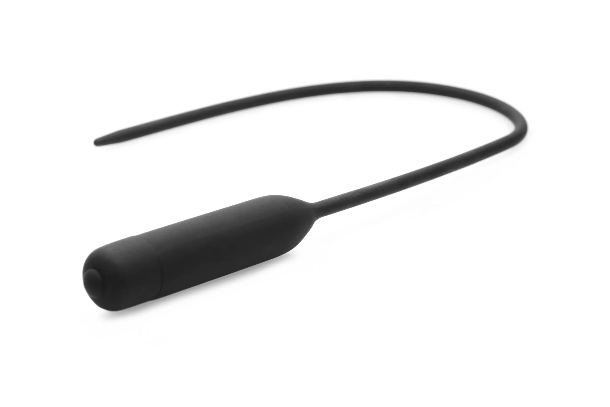 Cadence Extreme 10x – Silicone Vibrating Urethral Sound Black > Sex Toys For Men > Sounding Rods