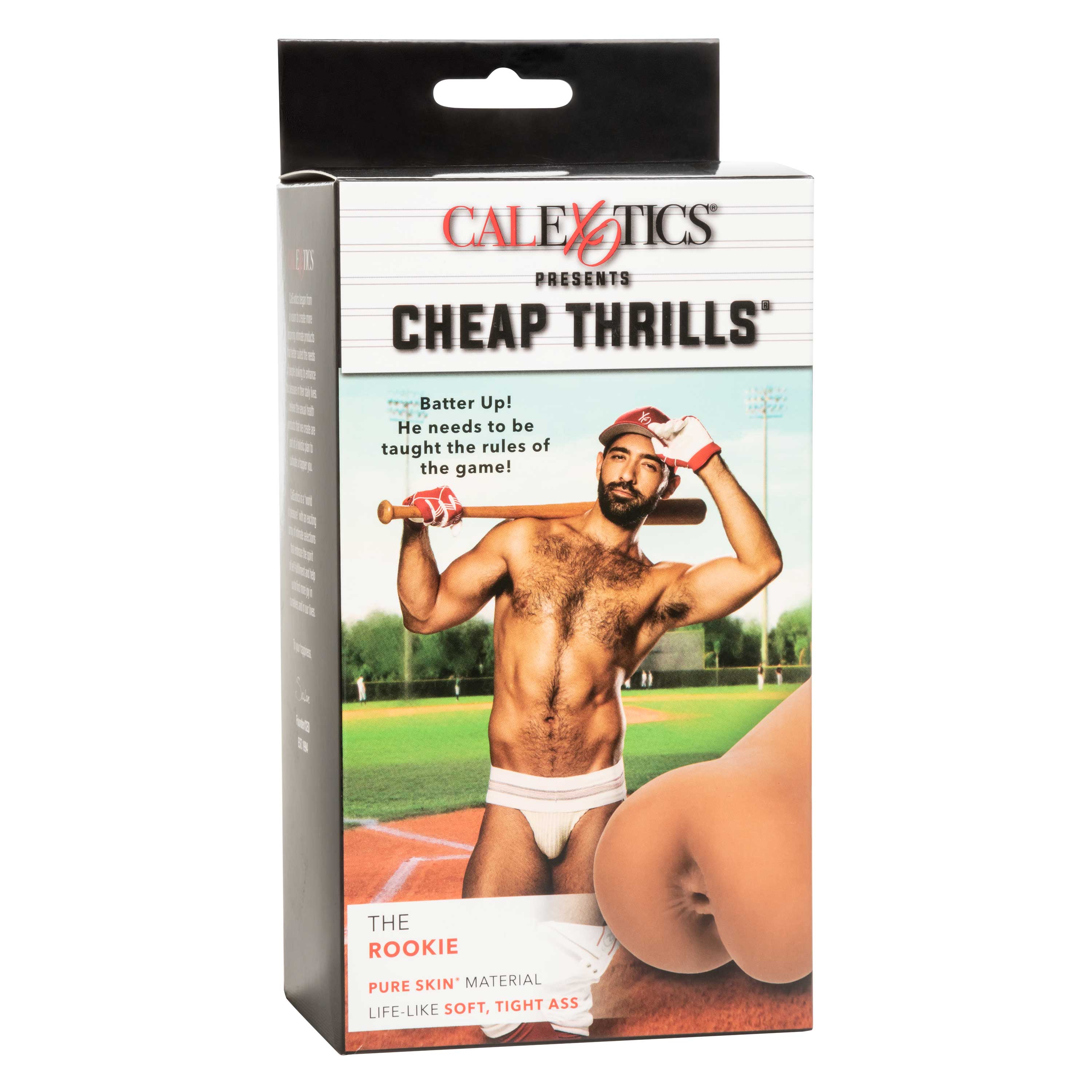 Cheap Thrills The Rookie Compact Flesh Tone Stroker 5.5 Inch with Multi-Textured Chamber and Closed-End Design Strokers - Manual