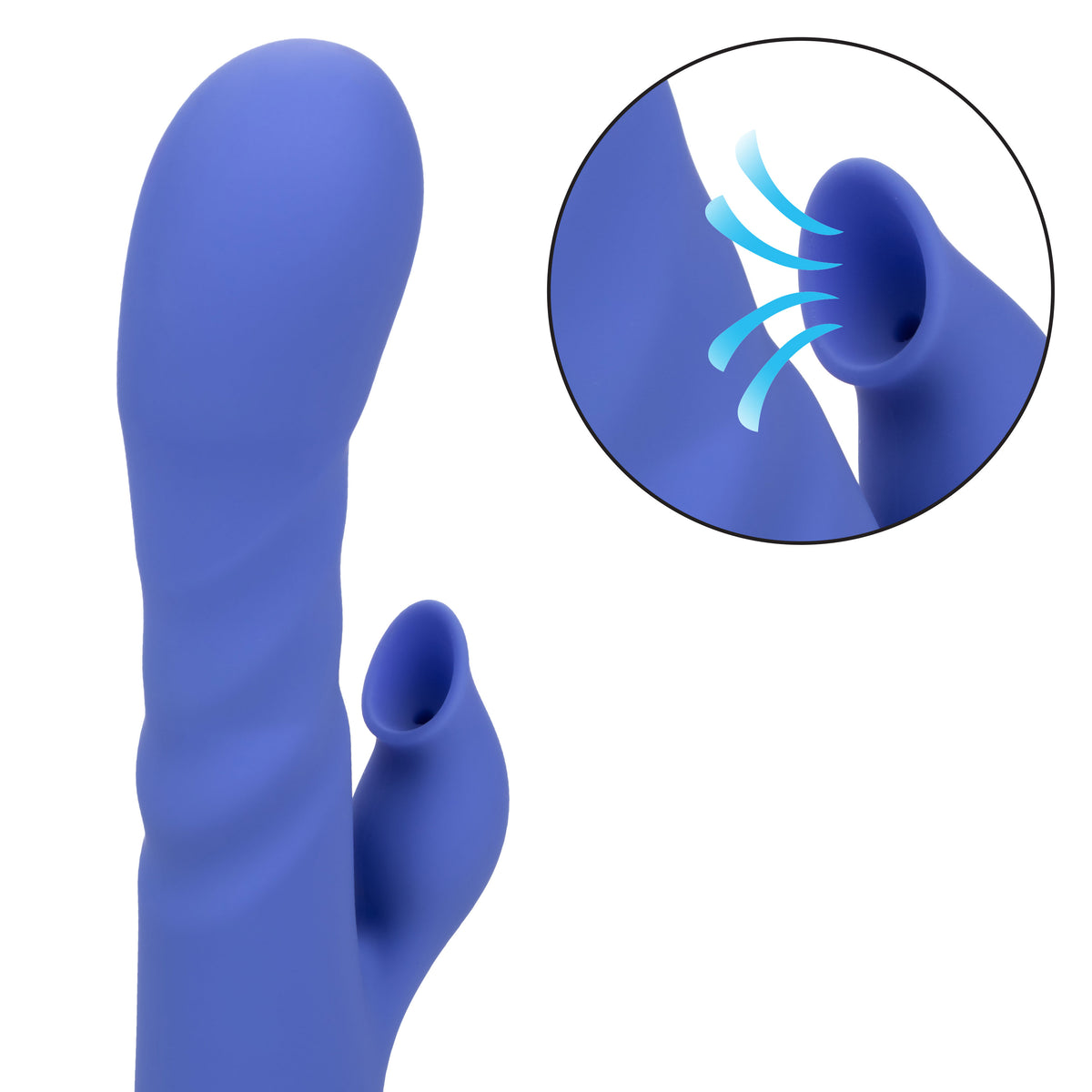 California Dreaming LA Love (Blue) – Silicone Triple Motor Massager with Suction and Vibration > Vibrators > Ladies > Rabbit