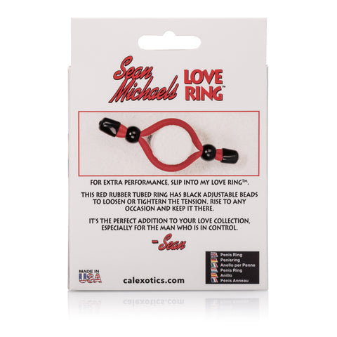 Sean Michaels Adjustable Love Ring Silicone Enhancer COCK RINGS