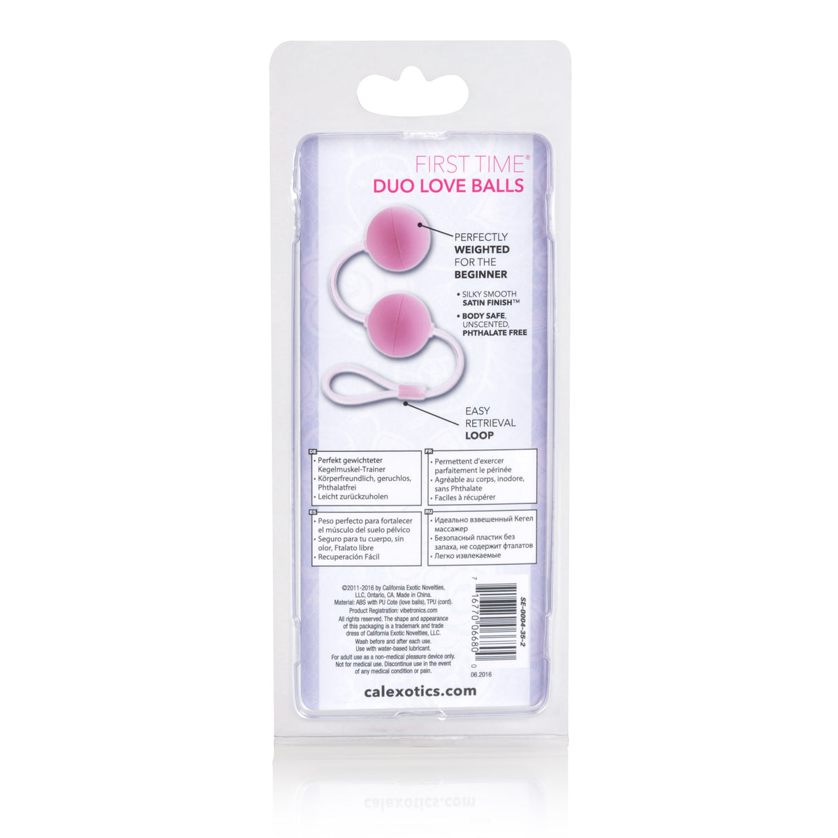 First Time Love Balls Duo Lover Pink 1.25 Inch Sculpted Kegel Balls with Retrieval Cord > Sex Toys For Ladies > Kegel Exercise