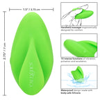 Neon Vibes The Ecstasy Vibe Green Silicone Handheld Massager with 10 Functions and Rechargeable > Vibrators > Finger Vibrators