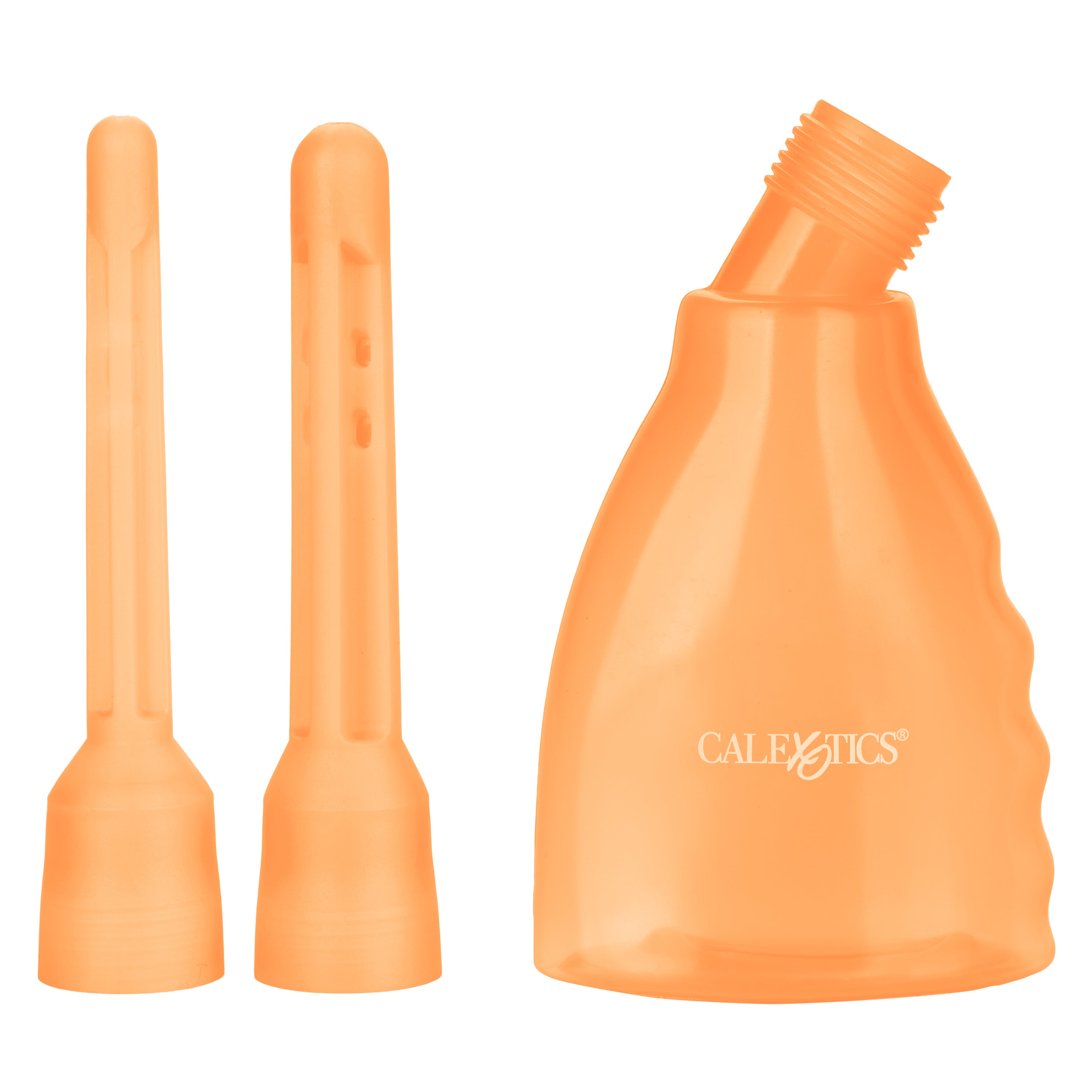 Ultimate Douche Orange Reusable Anal Cleaning System with Multi-Directional Probe and Applicator Tip > Essentials > Feminine Care