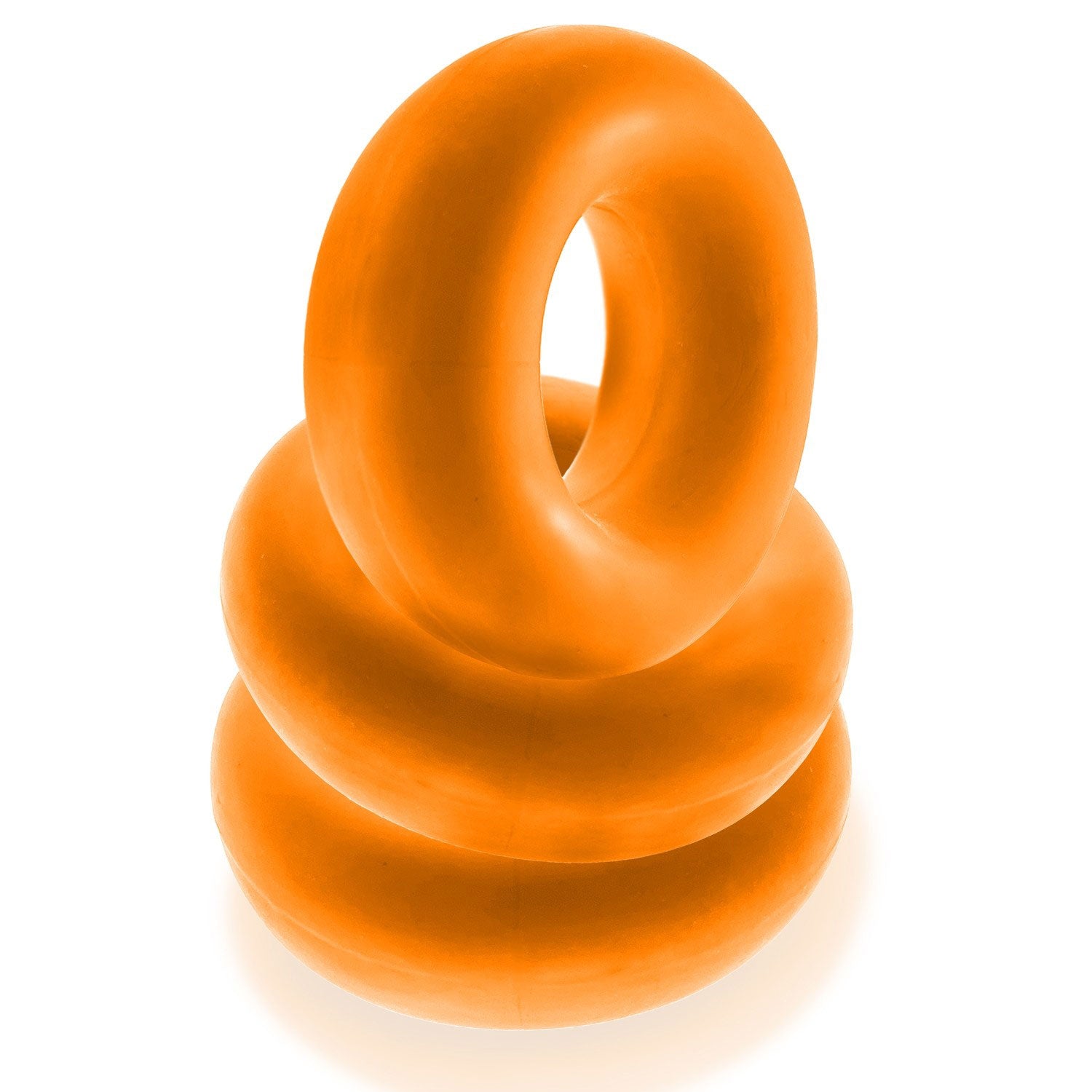 Fat Willy 3 Piece Jumbo Cockrings (Orange) – Soft and Durable Cockrings > Cock Ring > Sets