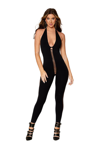 Dreamgirl Catsuit Bodystocking Black > Clothes > Hosiery