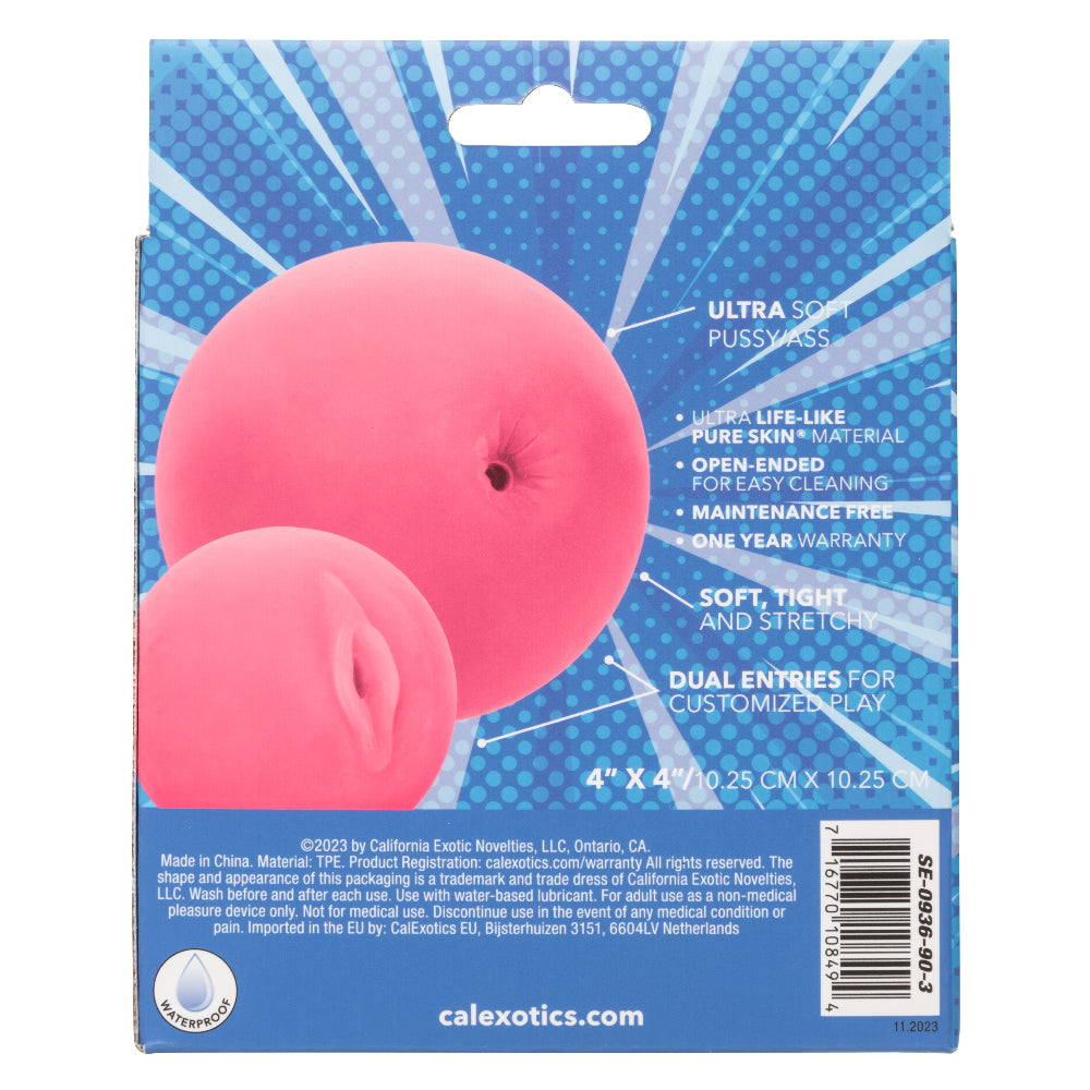 Pop Sock Pussy/Ass Pink Dual-Entry Ultra Soft Life-Like Masturbator > Sex Toys For Men > Masturbators Cup