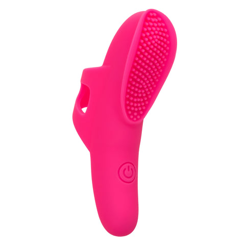 Neon Vibes The Nubby Vibe Pink Silicone Finger Teaser with 10 Functions and Rechargeable > Vibrators > Finger Vibrators