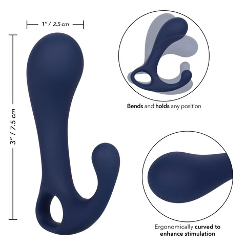 Viceroy Direct Probe Ultra-Soft Silicone Ergonomically Curved Bendable 4.75 x 3.5 Inch > Anal Range > Prostate Plugs