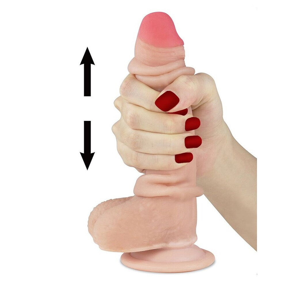 Lovetoy Sliding Skin Dildo 7 Inch > Realistic Dildos and Vibes > Realistic Dildos