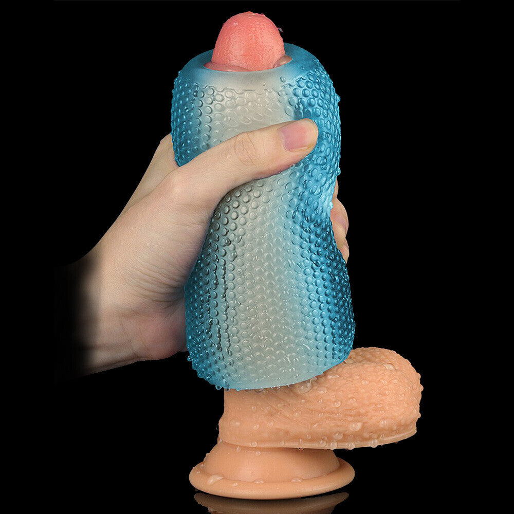 Lovetoy Training Master Masturbator Blue > Sex Toys For Men > Masturbators