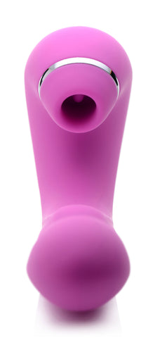 Inmi Shegasm 5 Star Tapping G-Spot Vibe with Suction Pink Vibrators