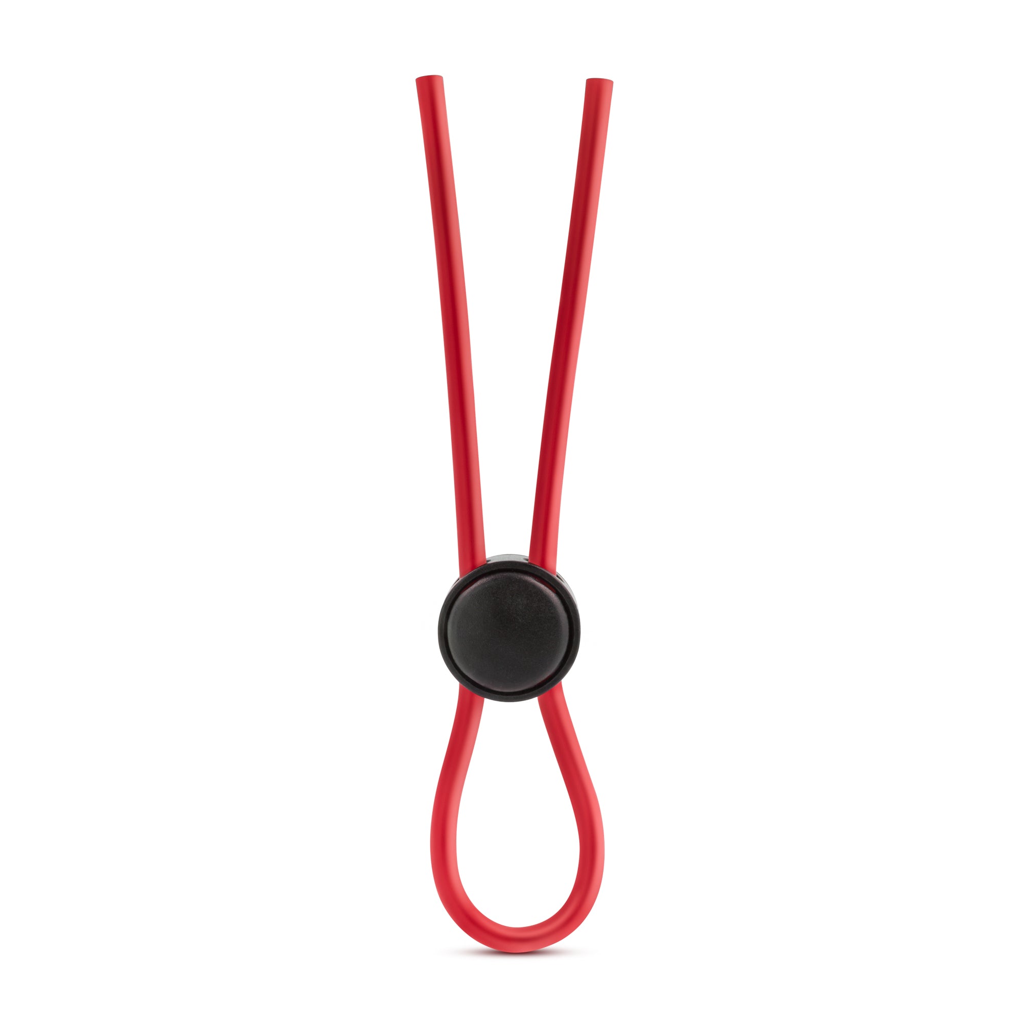Stay Hard Silicone Loop Cock Ring in Red Red > Cock Ring > Adjustable