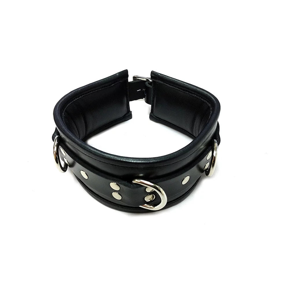 Rouge Garments Black Padded Collar Default Title > Bondage Gear > Collars