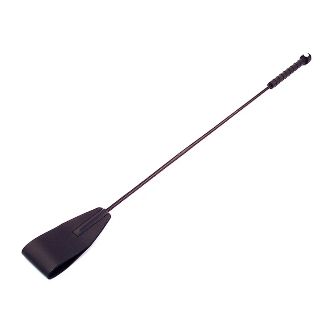 Rouge Leather Riding Crop in Black Default Title Whips & Paddles