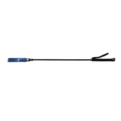 Rouge Blue Long Riding Crop with Slim Leather Tip 24 Inches Default Title Whips & Paddles