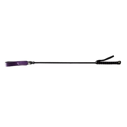 Rouge Purple Long Riding Crop with Slim Leather Tip 24 Inch Default Title Whips & Paddles